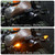 2 PCS KC025 Motorcycle 14LED Turn Signal Light(Black Shell + Smoked Black Lenses)