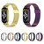 For Xiaomi Mi Band 7 / 7 NFC MIJOBS Milan Buckle Plus Stainless Steel Watch Band(Purple)