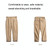 S2007085 Men Retro Straight Casual Trousers Overalls, Size: S(Khaki)
