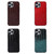 For iPhone 14 Plus Crocodile Top Layer Cowhide Leather Case  (Red)