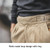 S2007085 Men Retro Straight Casual Trousers Overalls, Size: L(Khaki)