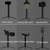 Foldable Portable Aluminum Alloy Tripod Light Stand Mobile Phone Live Tripod(Black)