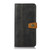 For iPhone 14 Plus Stitching Thread Calf Texture Leather Phone Case  (Black)