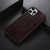 For iPhone 14 Plus Crocodile Top Layer Cowhide Leather Case  (Coffee)