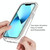 For iPhone 14 Two-color Gradual Change PC+TPU Phone Case (Black)