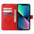 For iPhone 14 Embossed Butterfly Leather Phone Case  (Red)