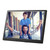 HSD1303 13.3 inch LED 1280x800 High Resolution Display Digital Photo Frame with Holder and Remote Control, Support SD / MMC / MS Card / USB Port, EU Plug(Black)