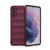 For Samsung Galaxy S21+ 5G Magic Shield TPU + Flannel Phone Case(Wine Red)