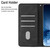 For OPPO Realme C21 Mandala Embossed Flip Leather Phone Case(Black)