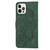 For iPhone 13 Pro Max Mandala Embossed Flip Leather Phone Case (Green)