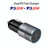 Dual PD 3.0 40W Type-C Car charger with 1m Type-C to Type-C Data Cable(Black)