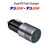 Dual PD 3.0 40W Type-C Car charger with 1m Type-C to Type-C Data Cable(Grey)