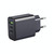 40W Dual PD + QC3.0 Ports Travel Charger for Mobile Phone Tablet(Black EU Plug)