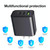 40W Dual PD + QC3.0 Ports Travel Charger for Mobile Phone Tablet(Black EU Plug)