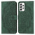 For Samsung Galaxy A33 5G Mandala Embossed Flip Leather Phone Case(Green)