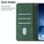 For Samsung Galaxy A33 5G Mandala Embossed Flip Leather Phone Case(Green)