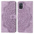 For Samsung Galaxy A51 4G Mandala Embossed Flip Leather Phone Case(Purple)