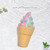 Ice Cream Shaped Pinch Decompression Toy(A)