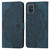 For Samsung Galaxy A51 4G Mandala Embossed Flip Leather Phone Case(Blue)