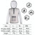 Jungle Expedition Breathable Insect-proof Jacket With Hood Anti-bite Mesh Gauze Cloth, Size: XL