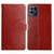 For OPPO Realme Narzo 50 4G Y Stitching Horizontal Flip Leather Phone Case(Brown)