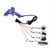 N10 117 in 1 Car Paintless Dent Removal Fender Damage Repair Puller Lifter, Plug Type:EU Plug