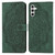For Samsung Galaxy A13 5G Mandala Embossed Flip Leather Phone Case(Green)