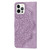 For iPhone 13 Pro Mandala Embossed Flip Leather Phone Case (Purple)