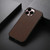 For iPhone 14 Pro Max Carbon Fiber Texture Phone Case (Brown)