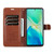 For vivo S15 Pro AZNS Sheepskin Texture Flip Leather Phone Case(Brown)