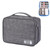 Multifunctional Cationic Digital U Disk Data Cable Storage Bag(Grey)