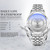 YAZOLE 513 Steel Band Calendar Waterproof Quartz Watch(Blue Dial)