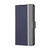 For Samsung Galaxy A70 Twill Texture Side Button Leather Phone Case(Blue)