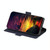 For Samsung Galaxy Note10+ Twill Texture Side Button Leather Phone Case(Blue)