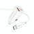 Borofone BZ18A PD20W+QC3.0 Car Charger with Type-C / USB-C to Type-C / USB-C Charging Cable(White)