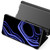 For iPhone 14 Pro Plated Mirror Horizontal Flip Leather Phone Case with Holder (Purple Blue)