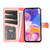 For Samsung Galaxy A23 5G Stitching Horizontal Flip Leather Phone Case (Pink)