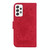 For Samsung Galaxy A72 5G / 4G Butterfly Rose Embossed Leather Phone Case(Red)