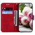 For Samsung Galaxy A72 5G / 4G Butterfly Rose Embossed Leather Phone Case(Red)