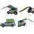 Outdoor Picnic Camping Tent On The Side Of The Car Vehicle Rain-proof Sunshade Canopy 300x200cm(Khaki)