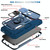 For iPhone 14 Pro Sliding Camera Cover Design TPU + PC Protective Phone Case (Blue+Blue)