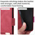 For Samsung Galaxy Z Fold2 5G Magnetic Clasp Flip Leather Phone Case(Red)