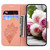 For Samsung Galaxy S21+ 5G Butterfly Rose Embossed Leather Phone Case(Pink)