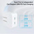 SDC-40W Dual PD USB-C / Type-C Charger for iPhone / iPad Series, UK Plug