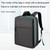 SJ08 Business Large Capacity Laptop Bag(Deep Space Gray)