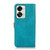For OnePlus Nord 2T 5G KHAZNEH Dual-color Cowhide Texture Flip Leather Phone Case(Blue)