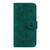 For iPhone SE 2022 / SE 2020 / 8 / 7 Butterfly Rose Embossed Leather Phone Case(Green)