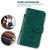 For iPhone SE 2022 / SE 2020 / 8 / 7 Butterfly Rose Embossed Leather Phone Case(Green)