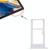 For Samsung Galaxy Tab A8 10.5 2021 SM-X200/X205 SIM Card Tray + SIM Card Tray / Micro SD Card Tray (White)