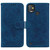 For Tecno Pop 5P Butterfly Rose Embossed Leather Phone Case(Blue)